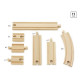 Brio World Coffret Evolution Débutants -11 Rails - Accessoire pour circuit de train en bois - Ravensburger - Mixte des 3 ans …