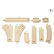 Brio World Coffret Evolution Intermédiaire -16 Rails - Accessoire pour circuit de train en bois - Ravensburger - Des 3 ans - …