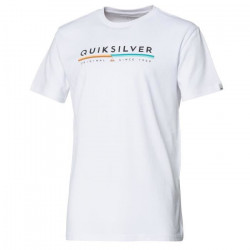 QUIKSILVER T-Shirt Retro Lines - Homme - Blanc