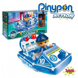Pinypon Action - Le bateau de police - 1 figurine incluse
