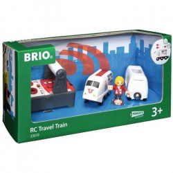 Brio World Train de Voyageur Radiocommandé - Accessoire son & lumiere Circuit de train en bois - Ravensburger - Des 3 ans - 3…