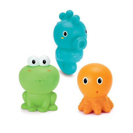 INFANTINO Senso' Arroseurs de Bain Faciles a Nettoyer - 3 Pieces