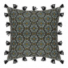 Housse de Coussin Rosace Pompon - 40 x 40 cm - Multicolore