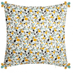 Housse de coussin Razzo 3 pompoms - 40 x 40 cm