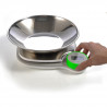 LITTLE BALANCE Balance de cuisine 8411 Kinetic XS Bol - Sans pile - Rechargeable par son bouton - 5 kg / 1 g - Bol inox