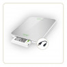LITTLE BALANCE 8183 Slide 6 USB Silver, Balance de cuisine sans pile, Rechargeable USB, 6 kg / 1 g, Ecran rétractable, Silver