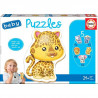 Puzzle bébé 19 pieces - Animaux Sauvages - A partir de 24 mois - EDUCA