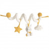 Domiva Spirale d'activités LEAFY BUNNY - Coton bio/Polyester recyclé - 26 cm