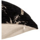 Housse de coussin Chenille Palm - 40 x 40 cm - Noir