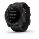 GARMIN Fenix 7X Solar - Montre GPS de sport connectée - Gray avec bracelet noir