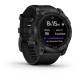 GARMIN Fenix 7X Solar - Montre GPS de sport connectée - Gray avec bracelet noir