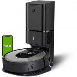 iRobot Roomba i7+  - Aspirateur robot Connecté - Batterie Lithium-iOn - Autovidage Clean Base - 2 brosses multi-surfaces