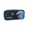 LA REINE DES NEIGES Trousse Scolaire 1 Compartiment Bleu Marine
