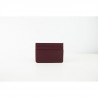KHLONE Porte-Cartes en Cuir - Le Saturday Night Fever Burgundy