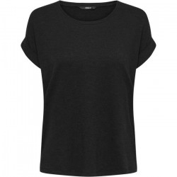 ONLY T-Shirt a Manches Courtes Noir Femme