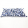 COTTON WOOD Matelas de sol souple coton imprimé - Blue Palm - 60 x 120 x 5 cm