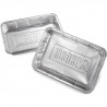 Lot de 10 Grandes Barquettes en Aluminium WEBER 23cm x 33cm