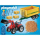 PLAYMOBIL 70131 - Country La Ferme - Grand tracteur avec remorque