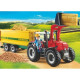 PLAYMOBIL 70131 - Country La Ferme - Grand tracteur avec remorque