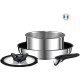 TEFAL L9409032 Set de 4p INGENIO PREFERENCE - Tous feux dont induction - Fabrication  française - Inox