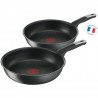 TEFAL YY4389FA Lot 2 poeles 24/28 cm UNLIMITED - Antiadhésive - Tous feux font induction - Résistante aux rayures - Thermo-Si…