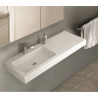 MITOLA Plan vasque rectangulaire suspendu 1 bac gauche Ibiza 120x46cm