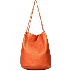 KINSTON Sac a Main Double Anses Orange Femme