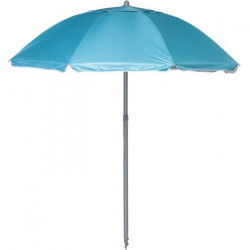 Parasol plage inclinable - Ø 180 cm - Pied vrille - Turquoise