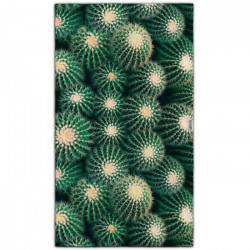 LEUS Serviette plage 148x84cm CACTI GREEN