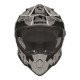 NOX Casque cross N312 Crow gris nardo + cagoule
