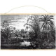 HOME DECO FACTORY Déco murale textile paysage - 110 x 73 cm