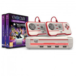 JUST FOR GAMES Blaze Evercade VS Premium Pack : Console + 2 manettes + Cartouches Technos Arcade N°01 & Data East Arcade