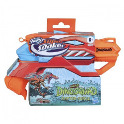 NERF SUPER SOAKER - DinoSquad - Blaster a eau Raptor-Surge - actionné par la détente, jeu d'eau extérieur d'été