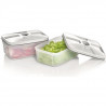 SEVERIN ZB3620 Lot 2 boites de conservation sans BPA avec valve de mise sous vide - Capacite 0,75 L - Preserve les saveurs