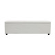 Banc coffre BOX - Simili - Blanc - Bout de lit - L 160 cm