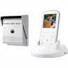 SMARTWARES Interphone vidéo sans fil VD36W 2,4 avec combiné portable