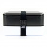 Lunch box 2 étages noire - YOKO DESIGN