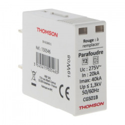 THOMSON Cartouche de rechange pour parafoudre modulaire - 40kA