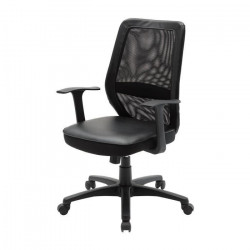 PIMA Chaise de bureau avec accoudoirs, dossier mesh