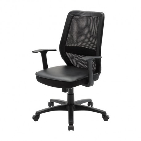 PIMA Chaise de bureau avec accoudoirs, dossier mesh