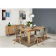 Chaises de salle a manger BJORN - Simili-Gris - Lot de 6 - L 48,5 x P 58 x H 83 cm