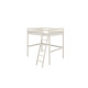 Lit mezzanine enfant - 140 x 190 cm - Pin massif blanchi - Sommier inclus - ERIKA