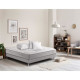 SIMMONS Pack Complet Matelas 140x190 cm + Sommier + Couette 220x240 cm + 2 oreil
