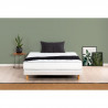 DEKO DREAM MAINE Ensemble matelas + sommier 160 x 200 - Mousse - 19 cm - Ferme