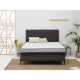 LISBOA Ensemble Matelas 140x190 cm + Sommier + Pieds - 30 cm