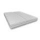 WEBED Ensemble matelas + sommier relaxation 180 x 200 - Mousse - 21 cm - Mi-ferme et équilibré - Noir et gris anthracite - CO…