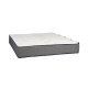 SOMDREAM Iris Ensemble matelas + sommier 160 - 736 Ressorts ensachés - Anti punaise de lit - 7 zones - 28 cm - Ferme - 100% F…