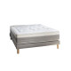 SOMDREAM OSCAR Ensemble Matelas 140x190 cm + Sommier + Pieds - Mémoire de forme - Triple suspension - 27 cm