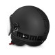 MOMODESIGN FGTR Evo casque jet titanium logo noir