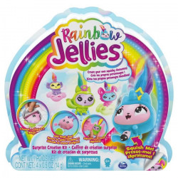 PACK DE 4 Rainbow Jellies - 6056248 - Coffret création 25 surprises pour créer des personnages personnalisés, Pour enfants 6 ans